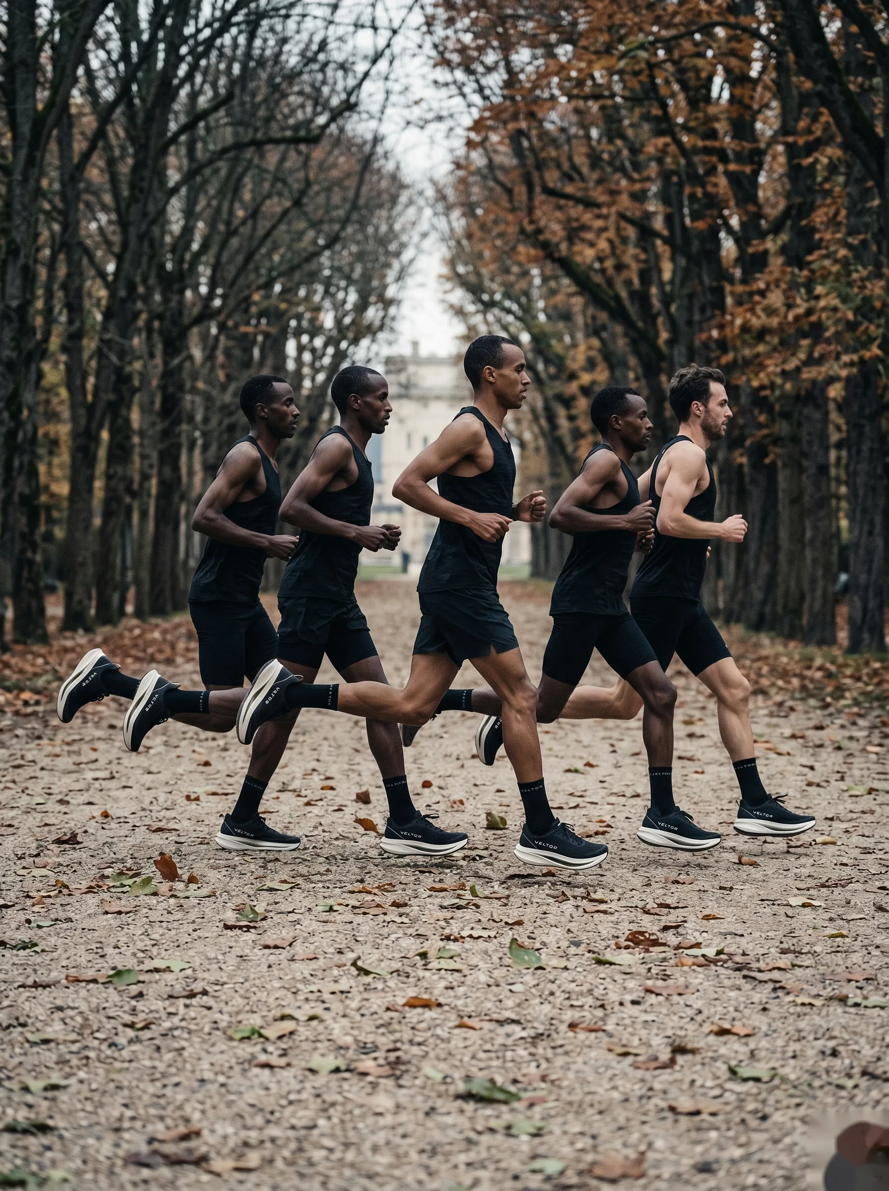 Foulée groupée — peloton entraînement Bois de Vincennes